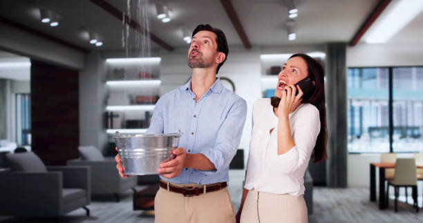 Water damage restoration process in Prospect Heights, IL